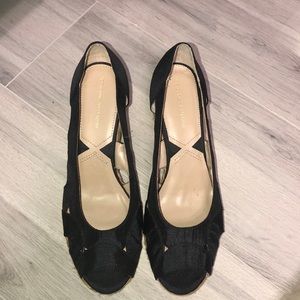 Adrienne Vittadini Espadrille Black Sandals